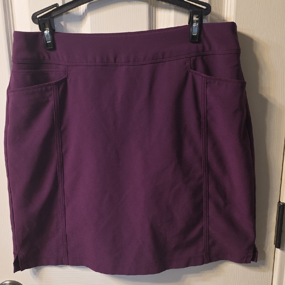 Adidas Women's Mini Skirt in Rich Purple